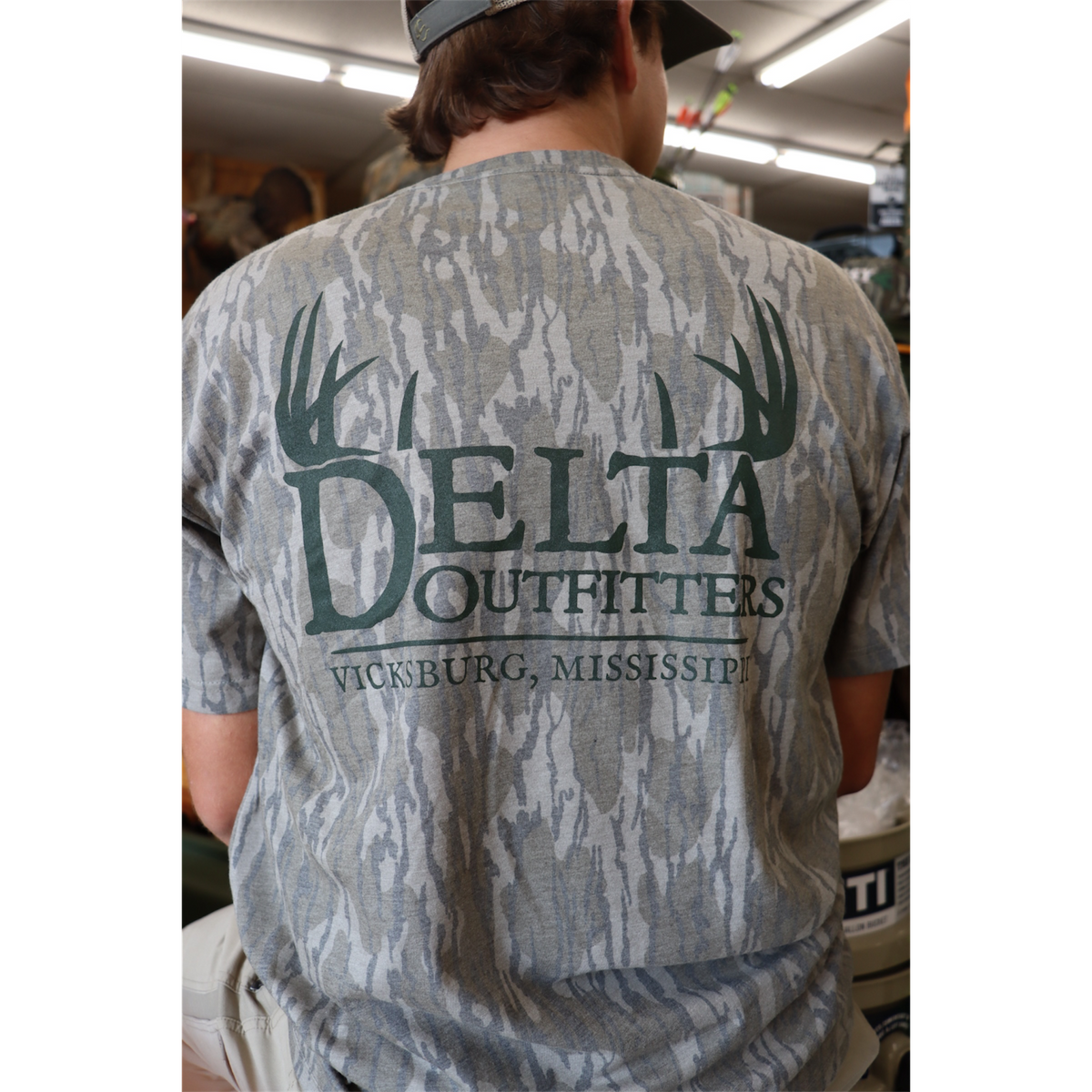 Delta Outfitters Mossy Oak Bottomland Short Sleeve T-Shirt