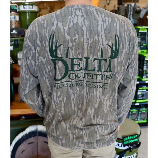 Delta Outfitters Mossy Oak Bottomland Long Sleeve T-Shirt