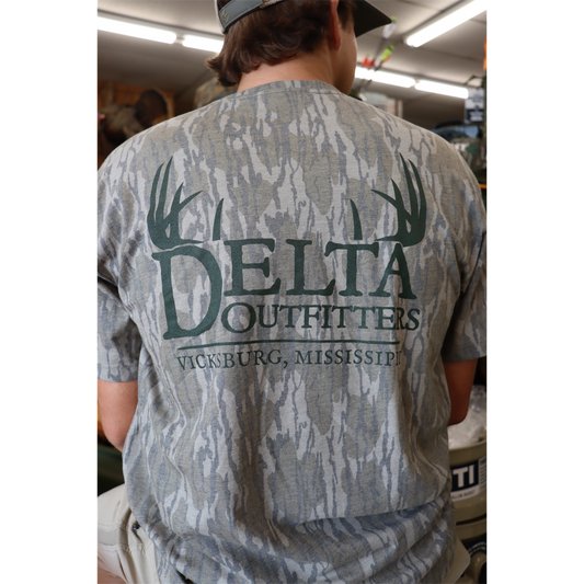 Delta Outfitters Mossy Oak Bottomland Short Sleeve T-Shirt