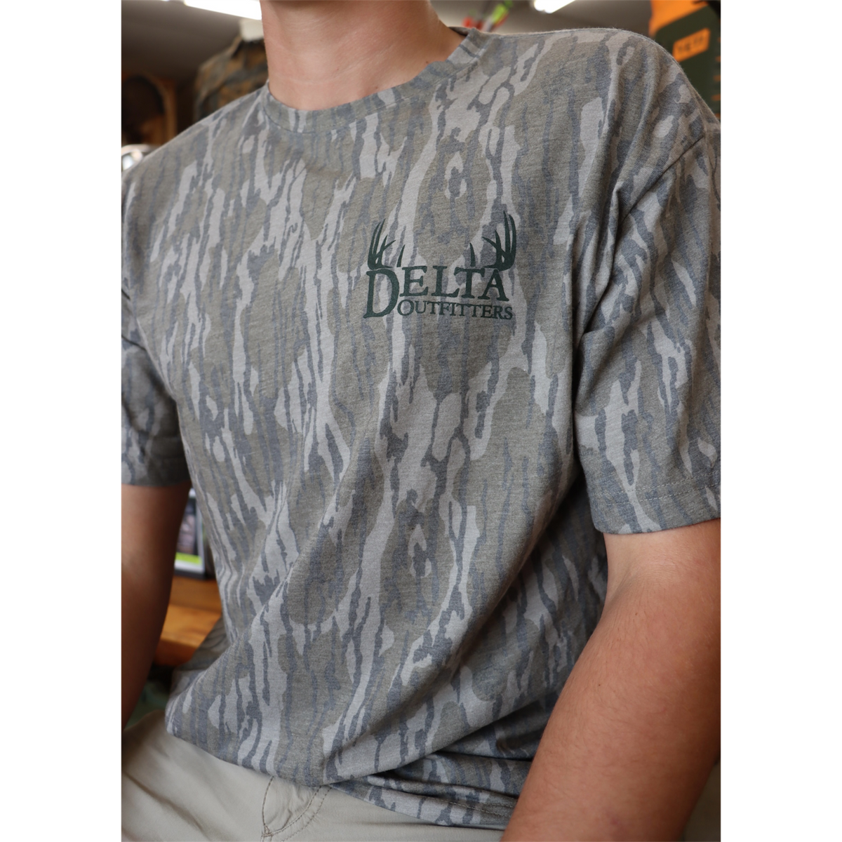 Delta Outfitters Mossy Oak Bottomland Short Sleeve T-Shirt