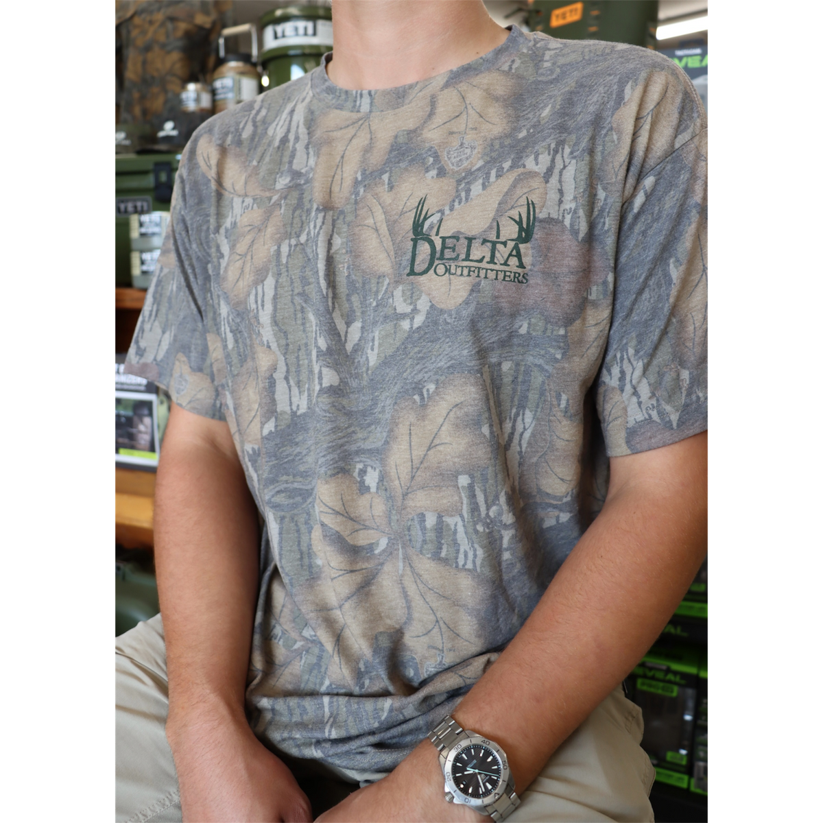 Delta Outfitters Mossy Oak Fall Foliage Short Sleeve T-Shirt