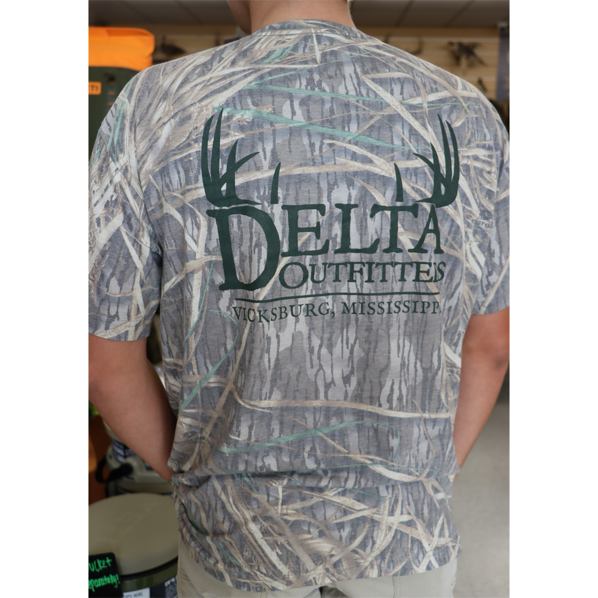 Delta Outfitters Mossy Oak Shadow Grass Short Sleeve T-Shirt
