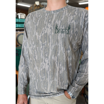 Delta Outfitters Mossy Oak Bottomland Long Sleeve T-Shirt