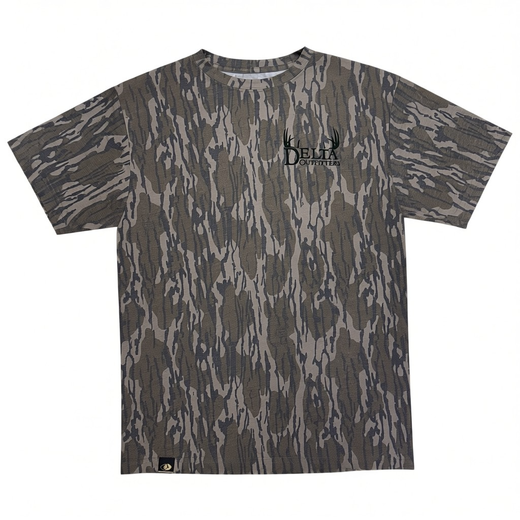 Delta Outfitters Washed Out Bottomland Short Sleeve T-Shirt
