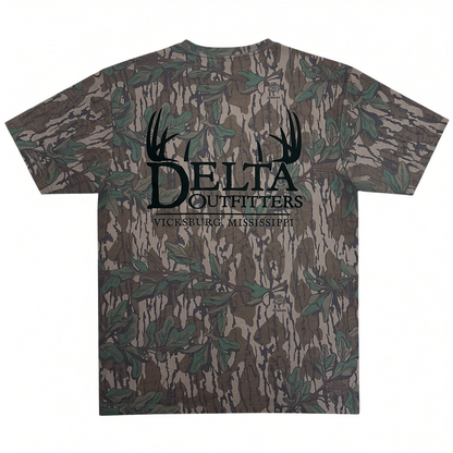 Delta Outfitters Washed Out Greenleaf Short Sleeve T-Shirt